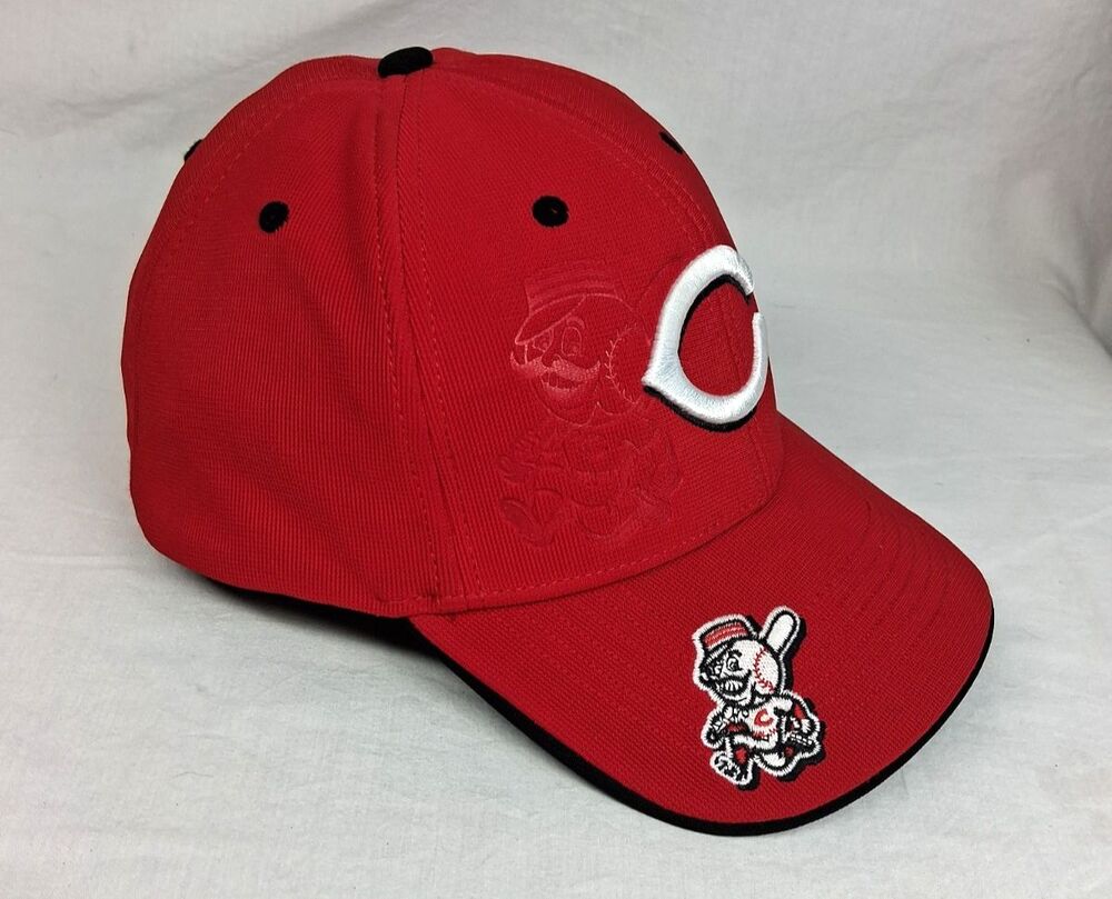 '47 Cincinnati Reds Clean Adjustable Strap Hat Mr Redlegs Embroidered Red